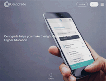 Tablet Screenshot of centigradeonline.co.uk